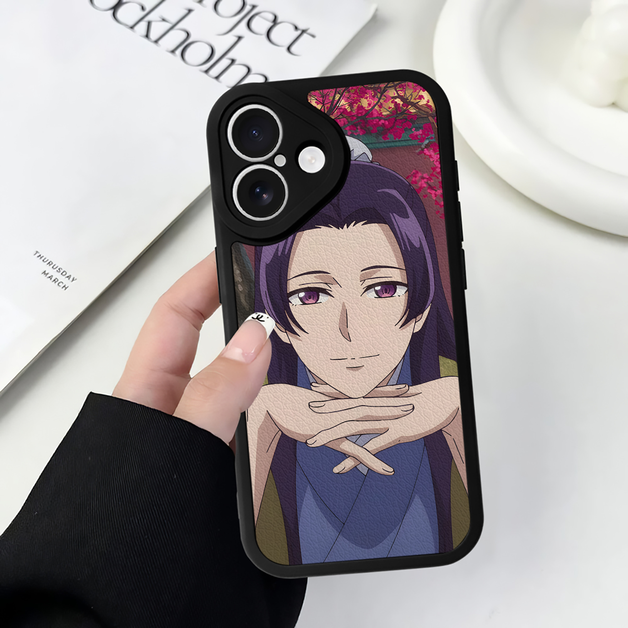 薬屋のひとりごと The Apothecary Diaries 【iPhone 16シリーズ対応】シリコンスマホケース（レザー調） 材質：シリコン